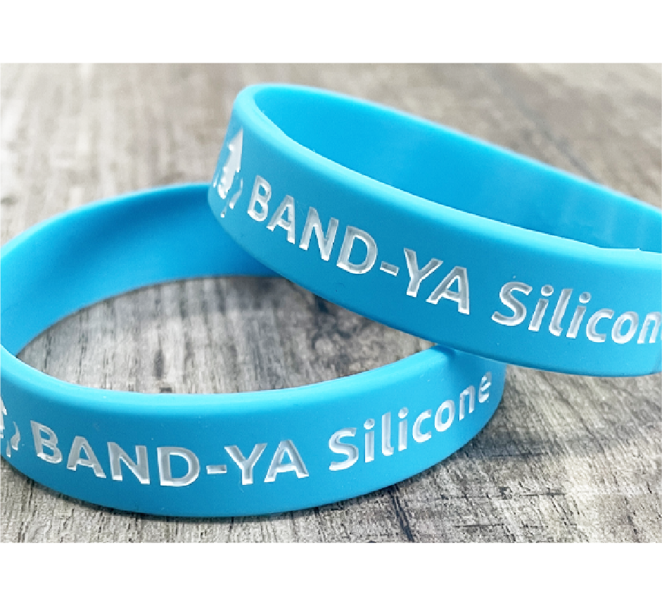 シリコンバンド デボス加工