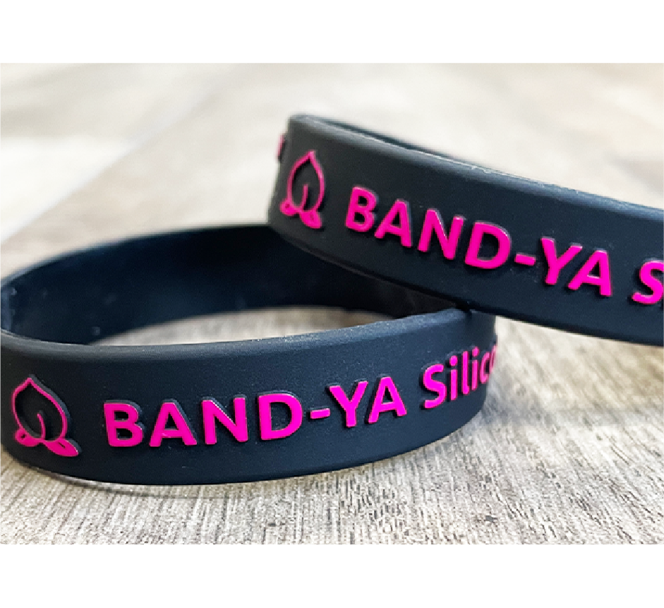 シリコンバンド エンボス加工