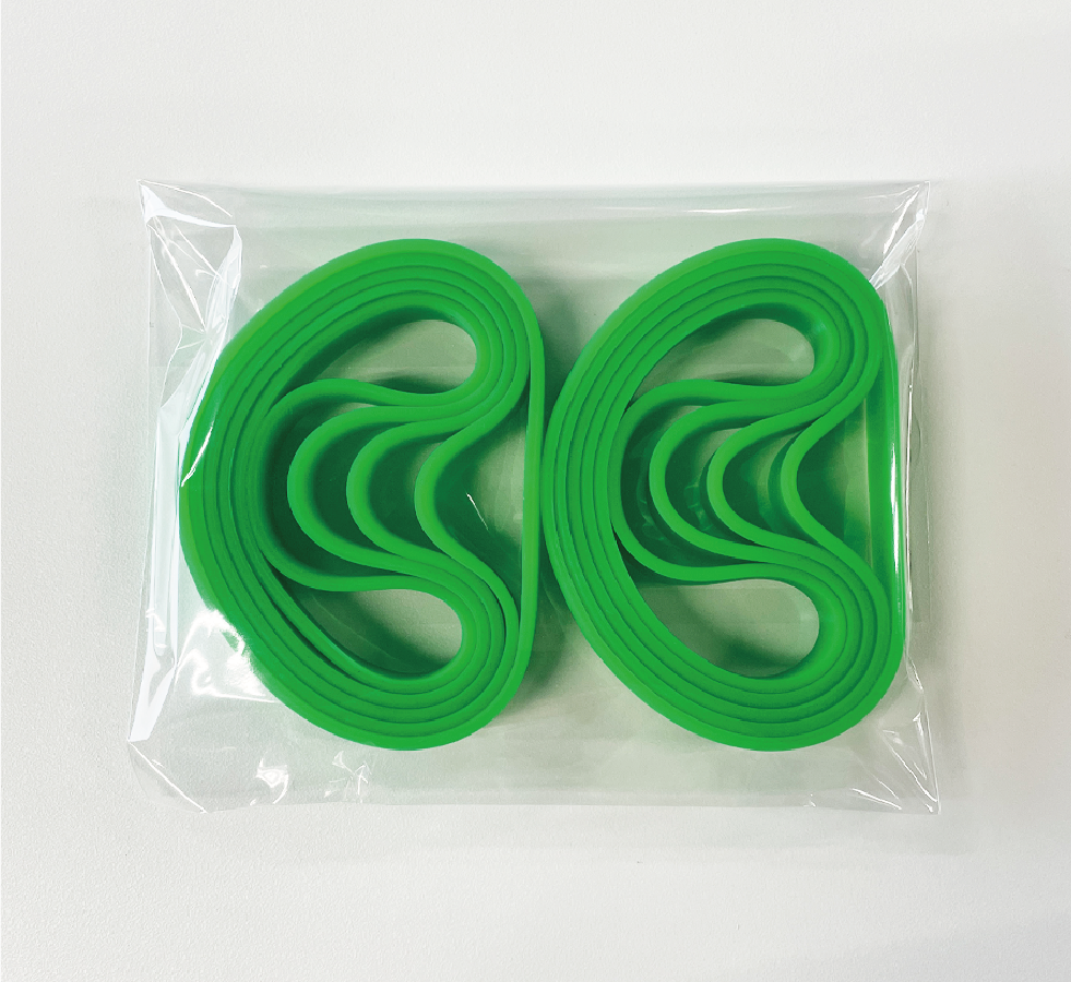 無地シリコンバンド グリーン