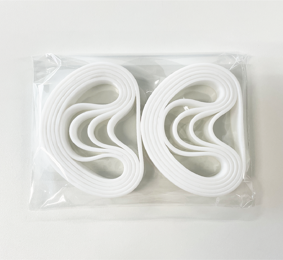 無地シリコンバンド ホワイト